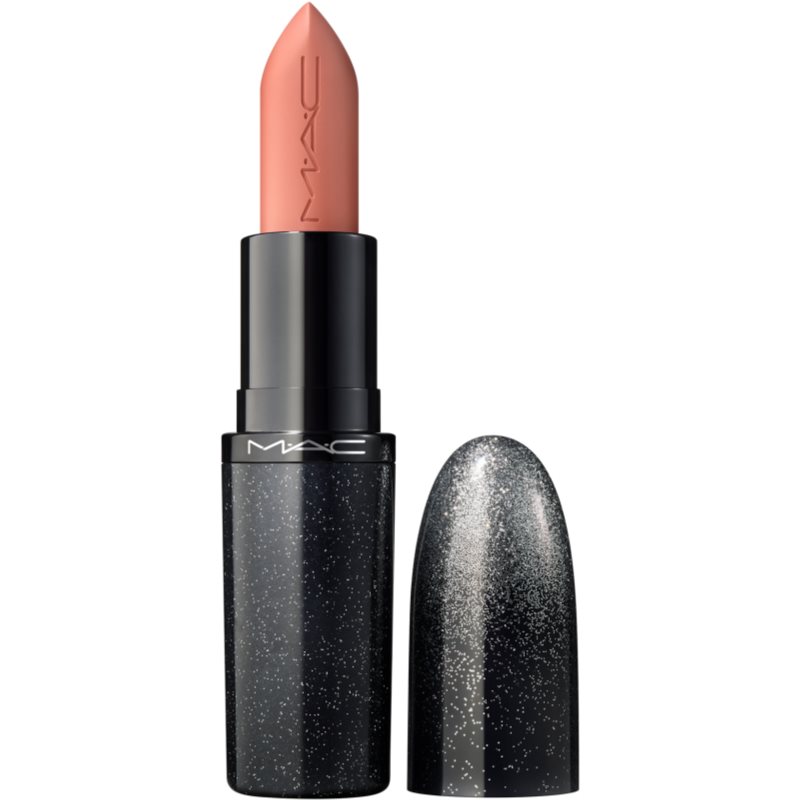 MAC Cosmetics Holiday MACximal Satin Lipstick saténová rtěnka odstín Ruby Woo La La 3.5 g