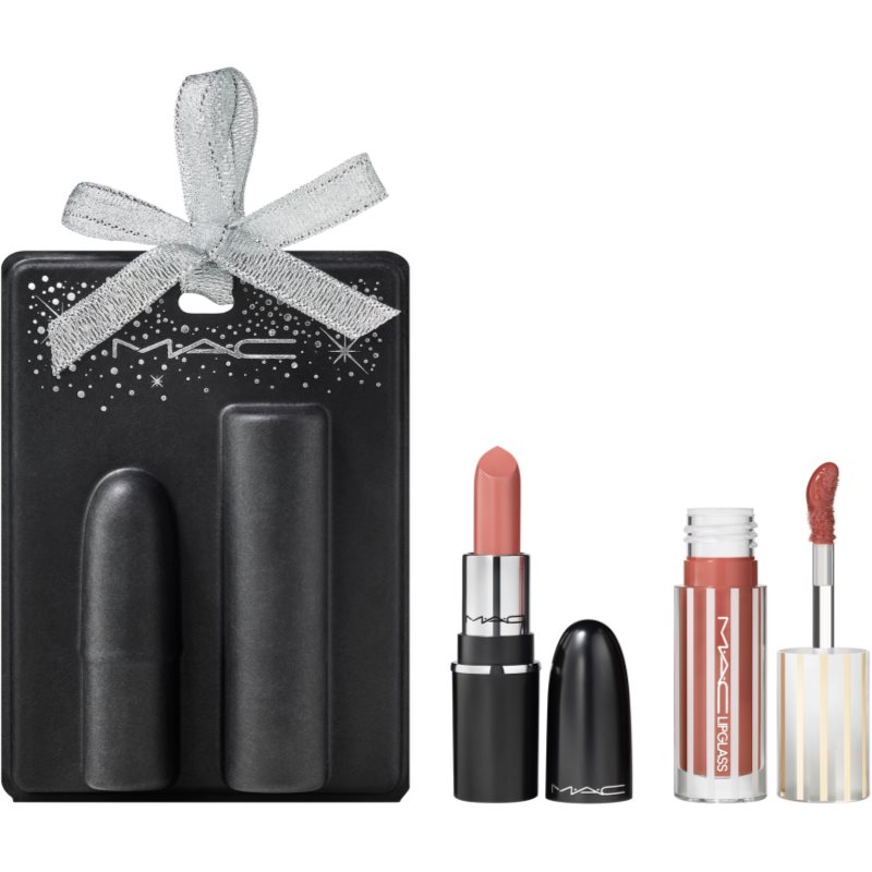MAC Cosmetics Holiday Mini MAC Nude Lip Combo dárková sada