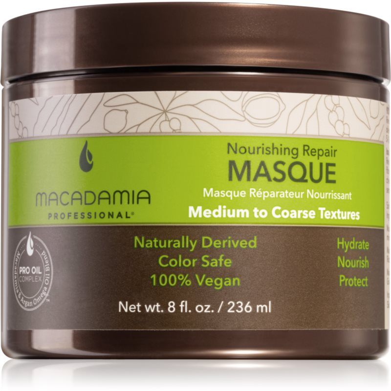 Macadamia Natural Oil Nourishing Repair maitinamoji plaukų kaukė drėkinamojo poveikio 236 ml