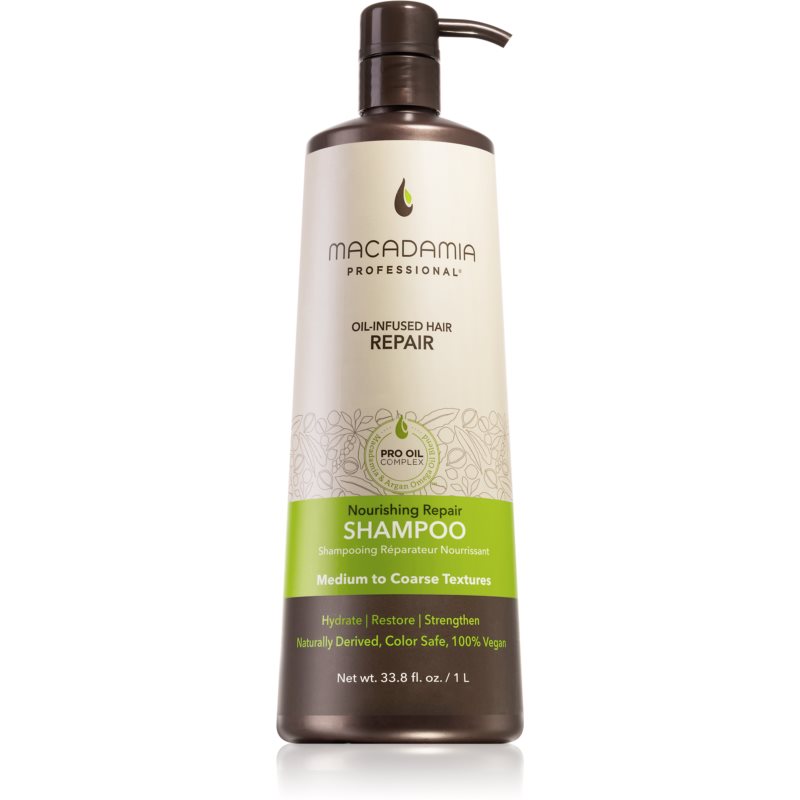 Macadamia Natural Oil Nourishing Repair maitinamasis šampūnas drėkinamojo poveikio 1000 ml