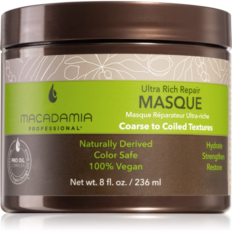 Macadamia Natural Oil Ultra Rich Repair deeply regenerating mask for damaged hair 236 ml
