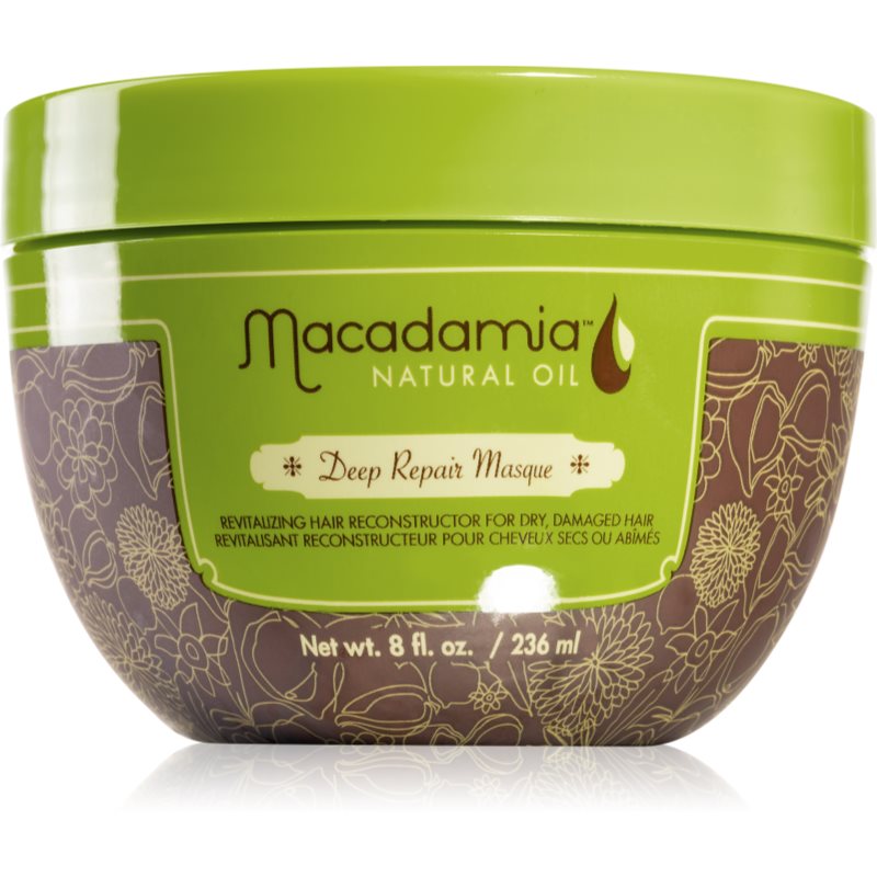 Macadamia Natural Oil Deep Repair giliai regeneruojanti kaukė sausiems ir pažeistiems plaukams 236 ml