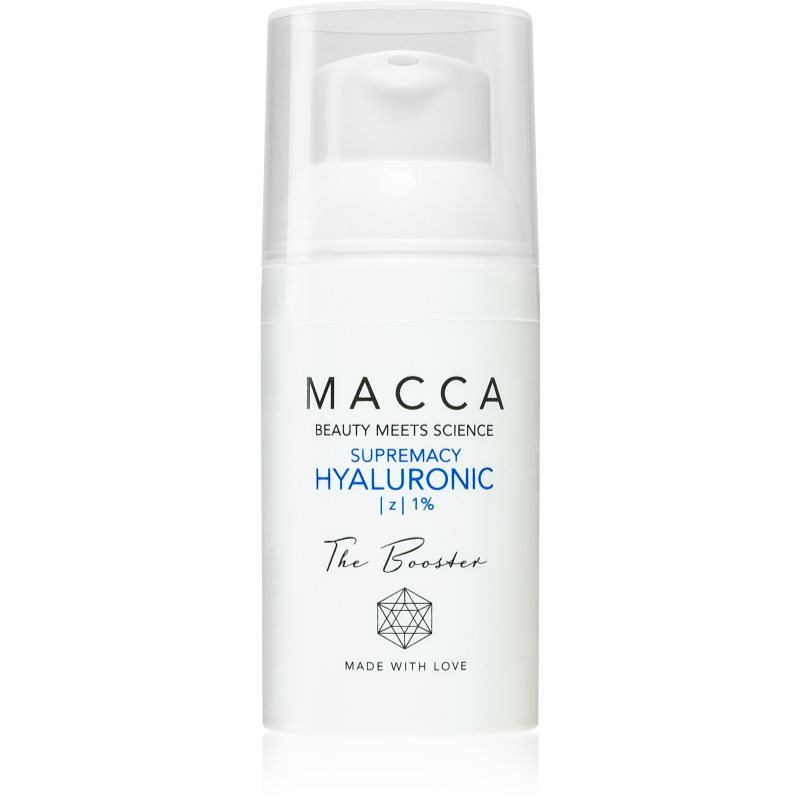 Macca Supremacy Hyaluronic glotninamasis veido serumas drėkinamojo poveikio 30 ml