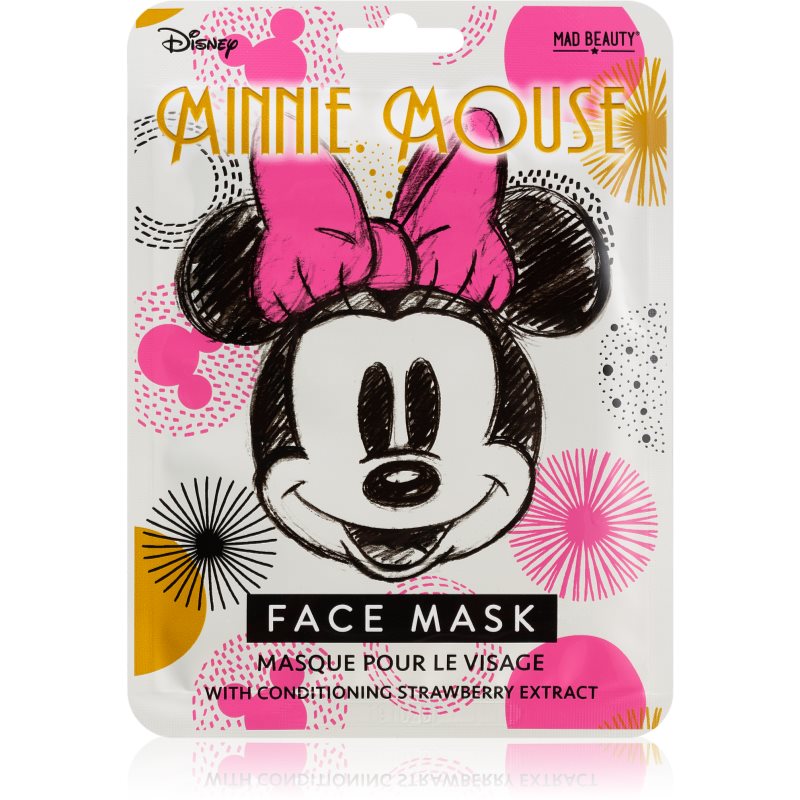 Mad Beauty Minnie švelninamoji tekstilinė veido kaukė 25 ml