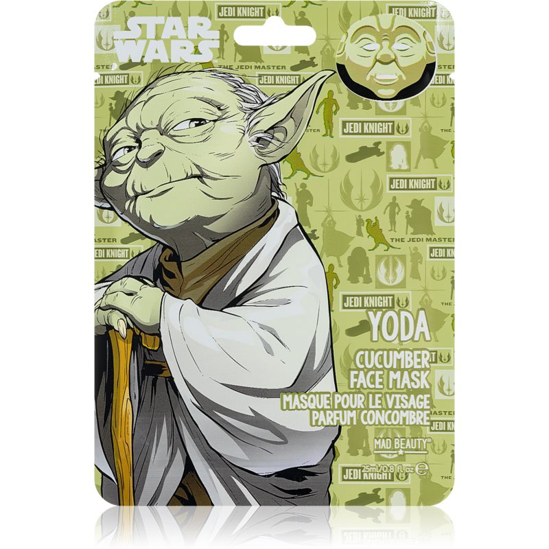 Mad Beauty Star Wars Yoda upokojujúca plátienková maska 25 ml