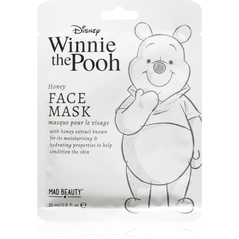 Mad Beauty Winnie The Pooh Nährende Tuchmaske mit feuchtigkeitsspendender Wirkung Winnie The Pooh 25 ml