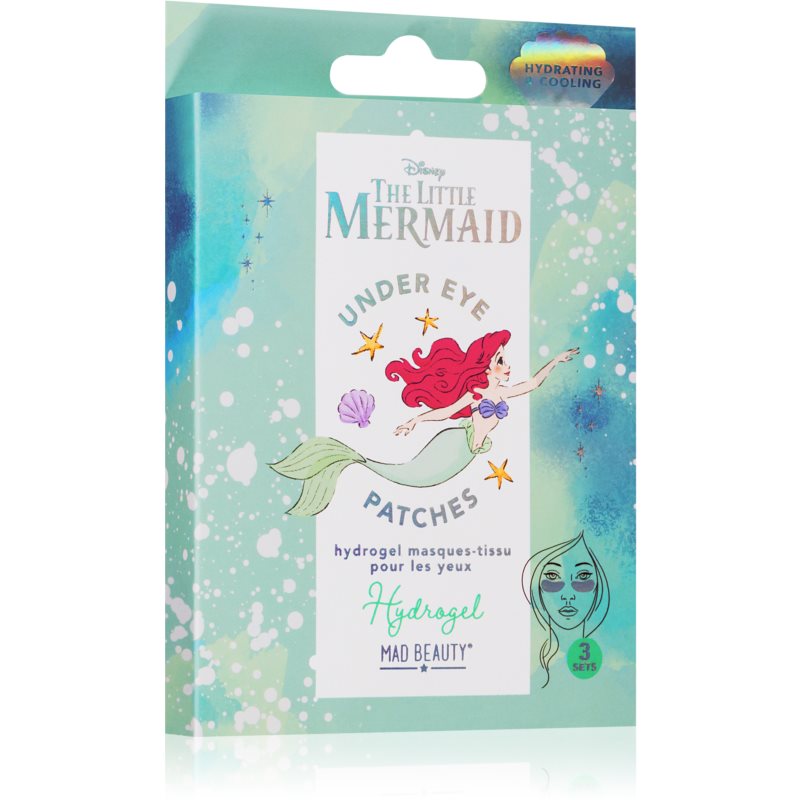 Mad Beauty The Little Mermaid hydrating and illuminating mask for the eye area 3x2 pc
