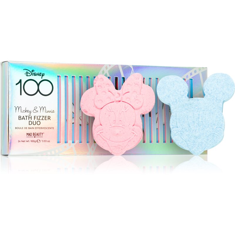 Mad Beauty Disney 100 Mickey & Minnie kroglica za kopel za v kad 2x100 g