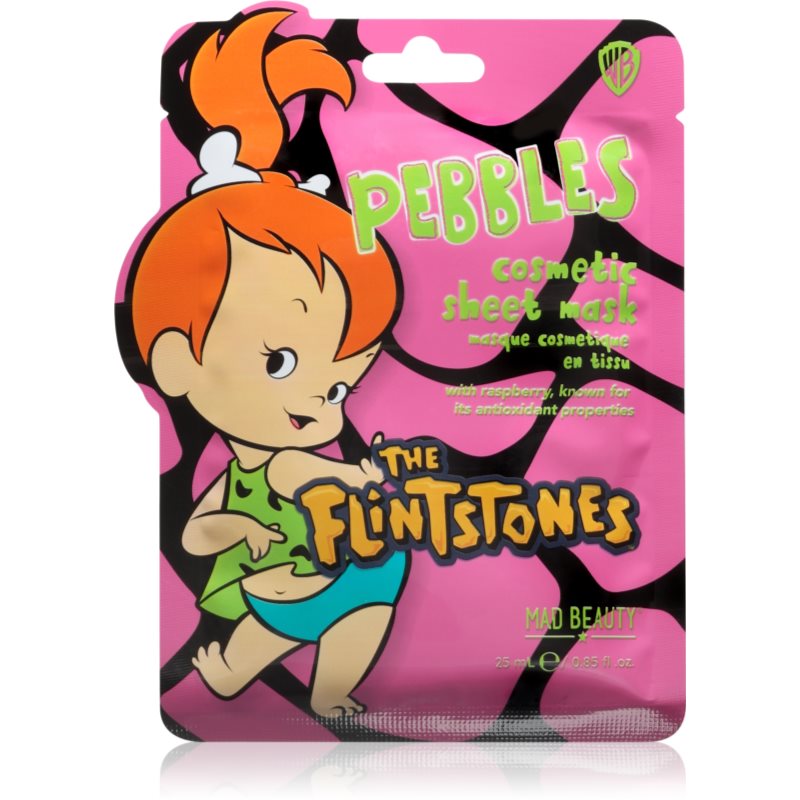 Mad Beauty The Flinstones Pebbles Feuchtigkeitsspendende Tuchmaske 25 ml