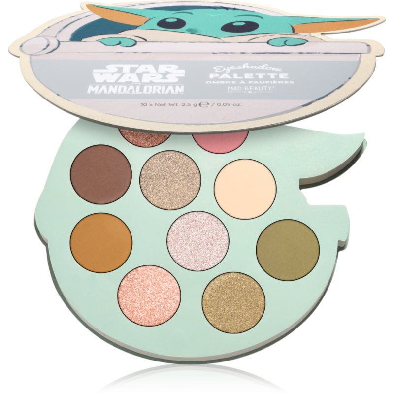 Mad Beauty Star Wars Grogu oogschaduw palette 10x2.5 g