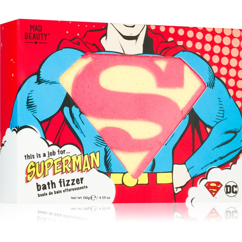 Mad Beauty DC Superman Fizzy Bath Cube 130 G