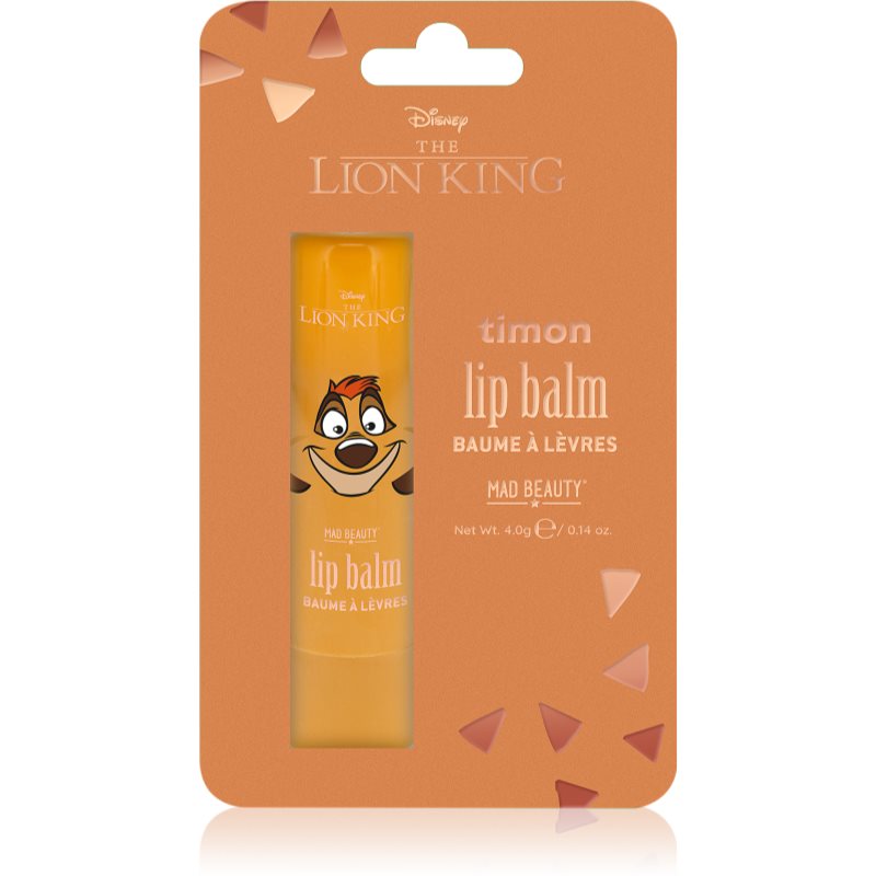 Mad Beauty Lion King Timon feuchtigkeitsspendendes Lippenbalsam 4 g