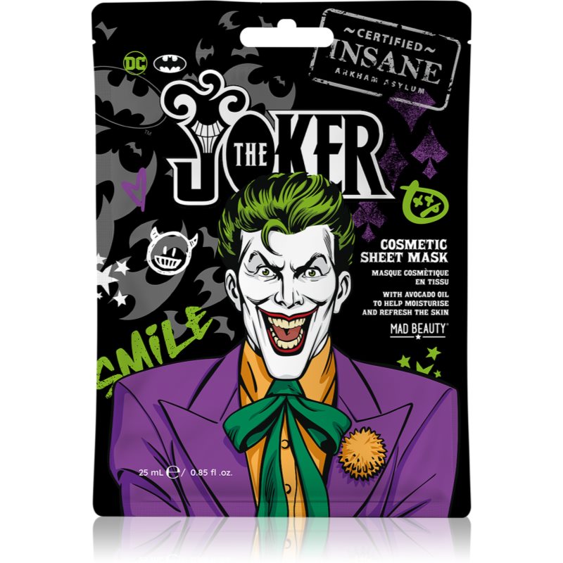 Mad Beauty Joker Sheet Mask Feuchtigkeitsspendende Tuchmaske 1 St.