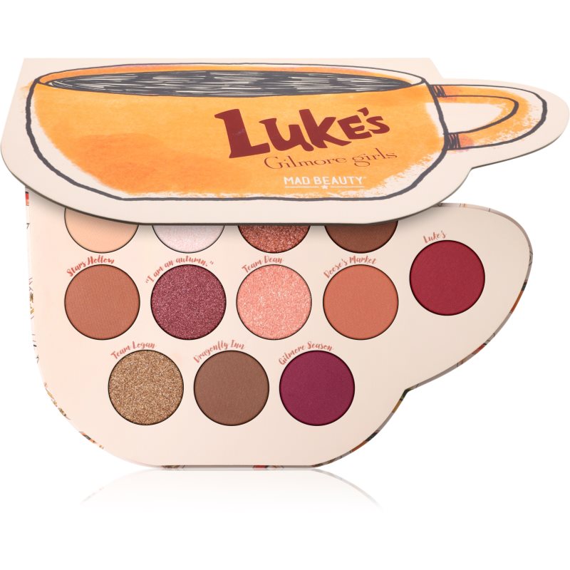 Mad Beauty Gilmore Girls paletka očných tieňov 12x2.5 g