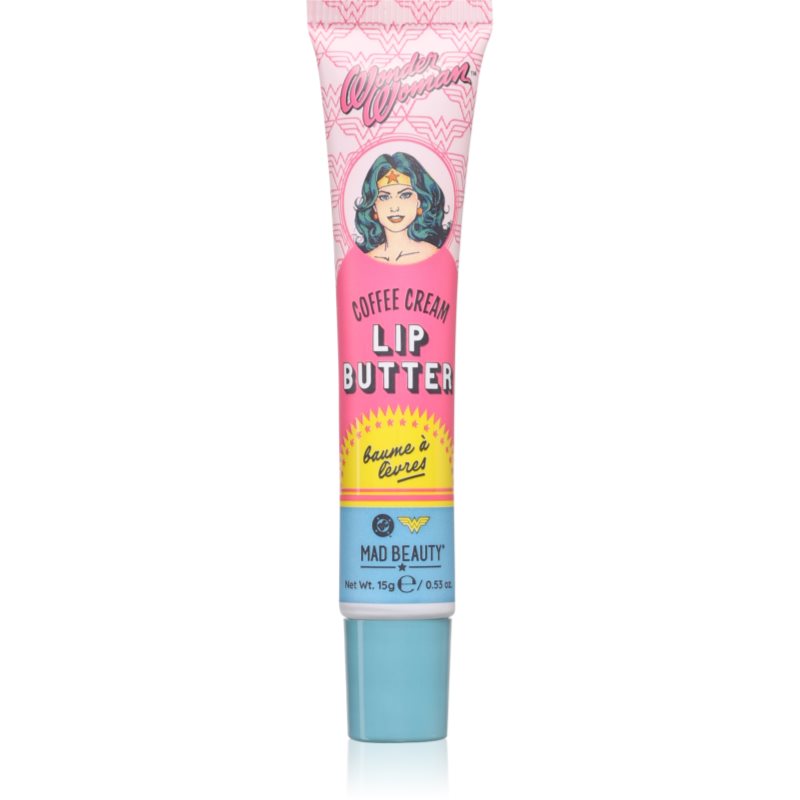 Mad Beauty DC Femme Power Wonder Woman hĺbkovo vyživujúce maslo na pery 15 g