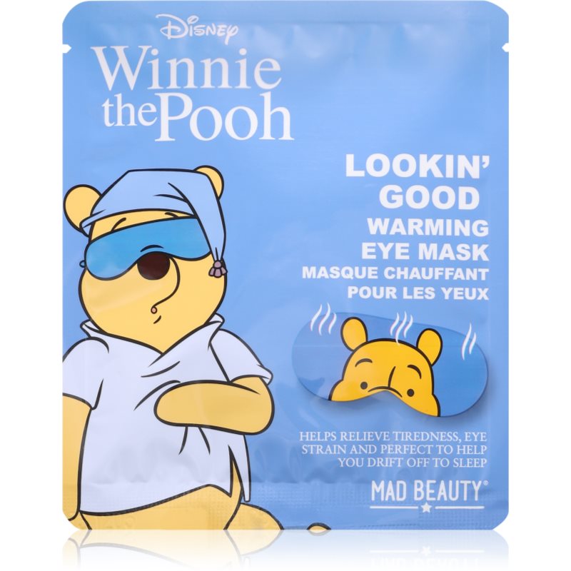 Mad Beauty Winnie Sleep Warming Eye Mask maska na oči s hrejivým účinkom 1 ks