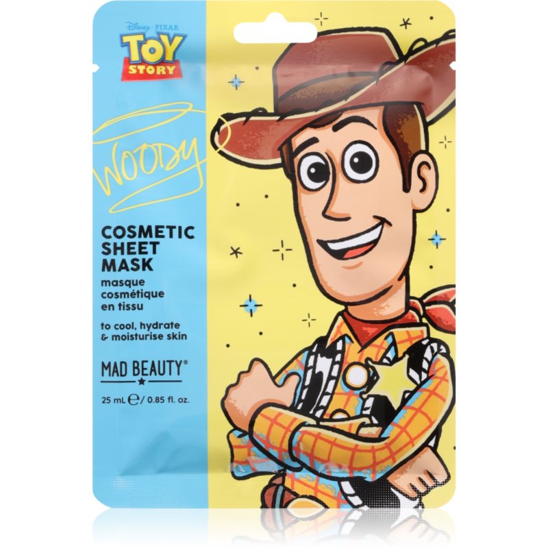 Mad Beauty Toy Story Cosmetic Face Mask платнена маска Woody 25 мл.