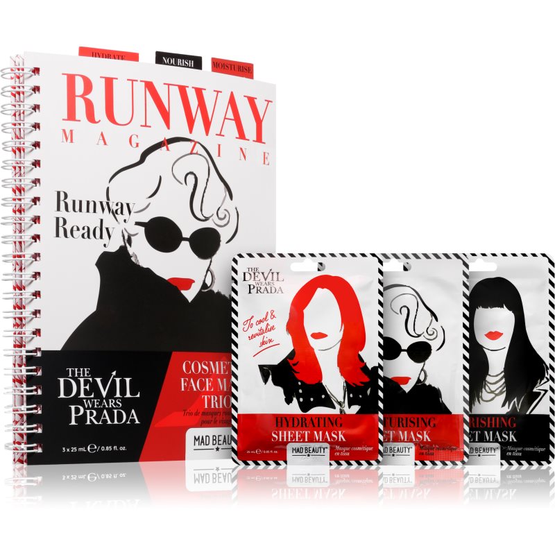 Mad Beauty The Devil Wears Prada комплект платнени маски