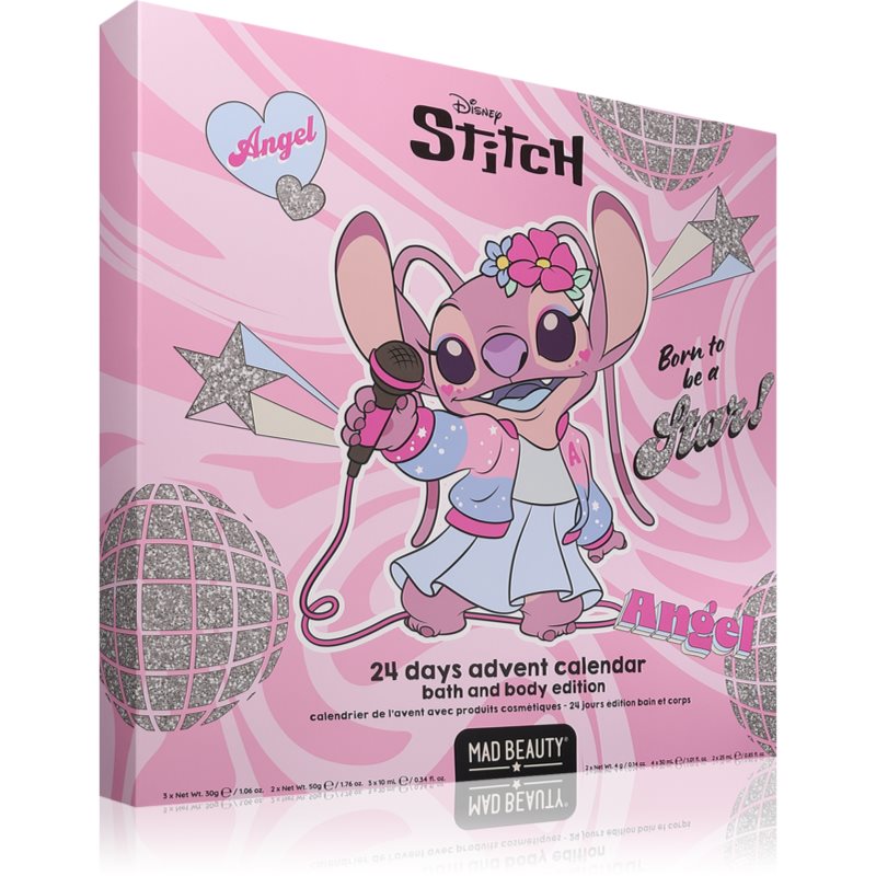 Mad Beauty Disney Stitch Angel Popstar advent calendar for children