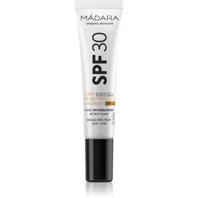 MÁDARA SPF30 Age-Defying ochronny fluid tonujący do twarzy 10 ml