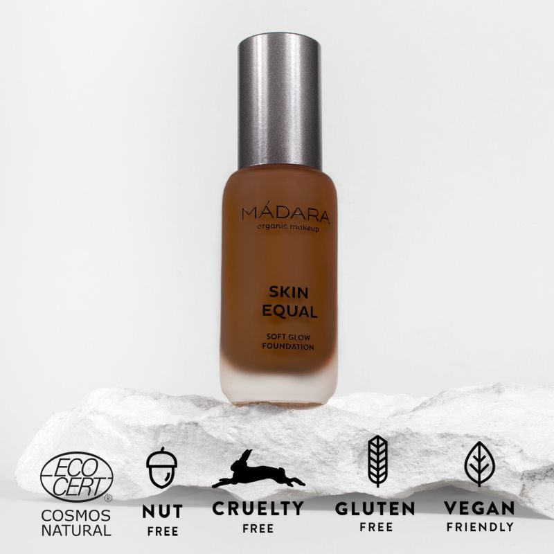 Mádara Skin Equal легкий крем-основа SPF 15 відтінок Mocha 100 30 мл