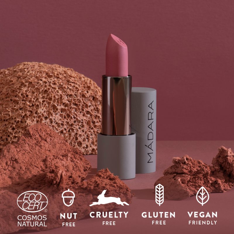 MÁDARA Velvet Wear matná rtěnka odstín #31 Cool Nude 3,8 g (obrázek 3)