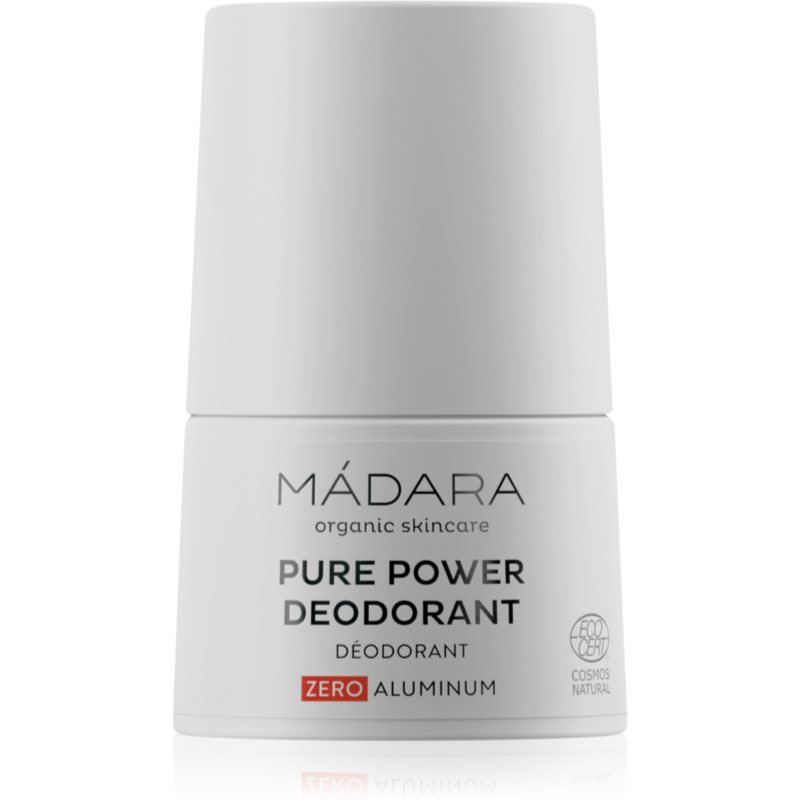 MÁDARA Pure Power deodorant roll-on fara continut de aluminiu 50 ml