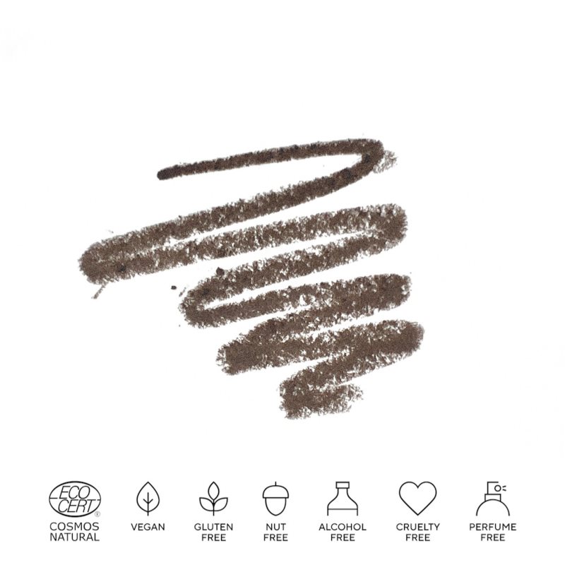 MÁDARA The Brow Pencil szemöldök ceruza árnyalat #1 Dark Brown ​ 1 g termék 2. képe