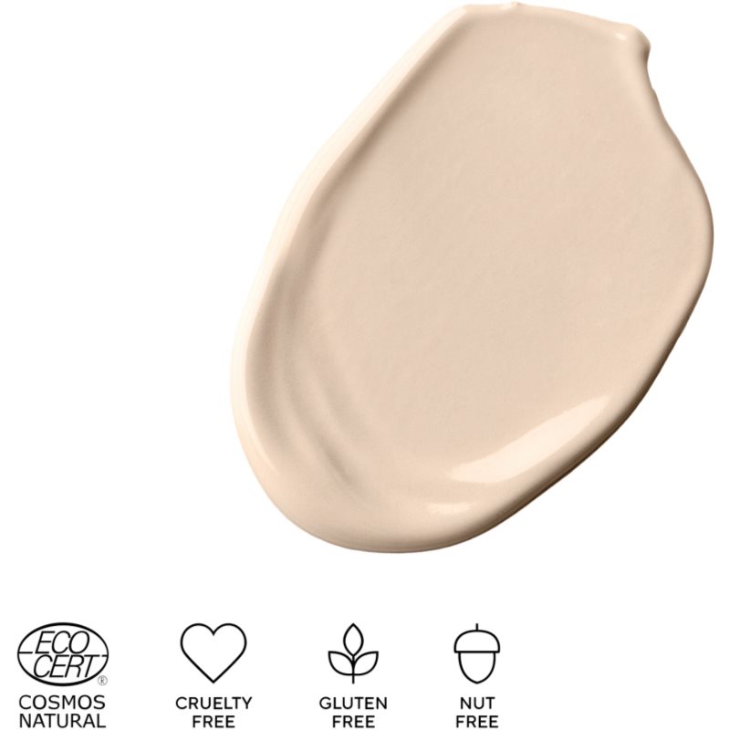 MÁDARA Skinonym Semi-Matte Peptide Fond De Teint Longue Tenue Avec Des Peptides Teinte Porcelain 10 30 Ml