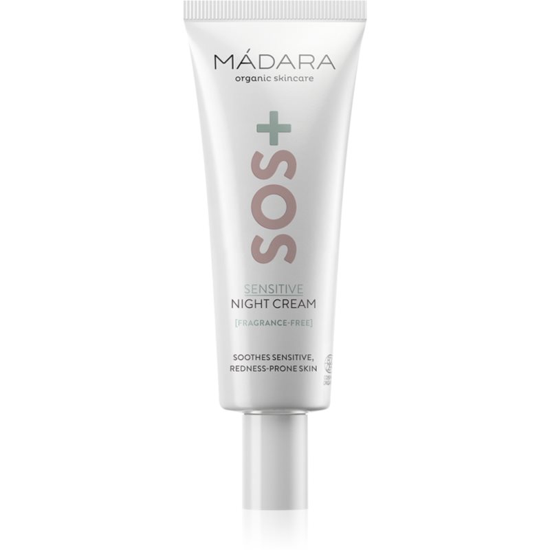 MÁDARA SOS+ Sensitive Nachtcreme für empfindliche Haut 70 ml