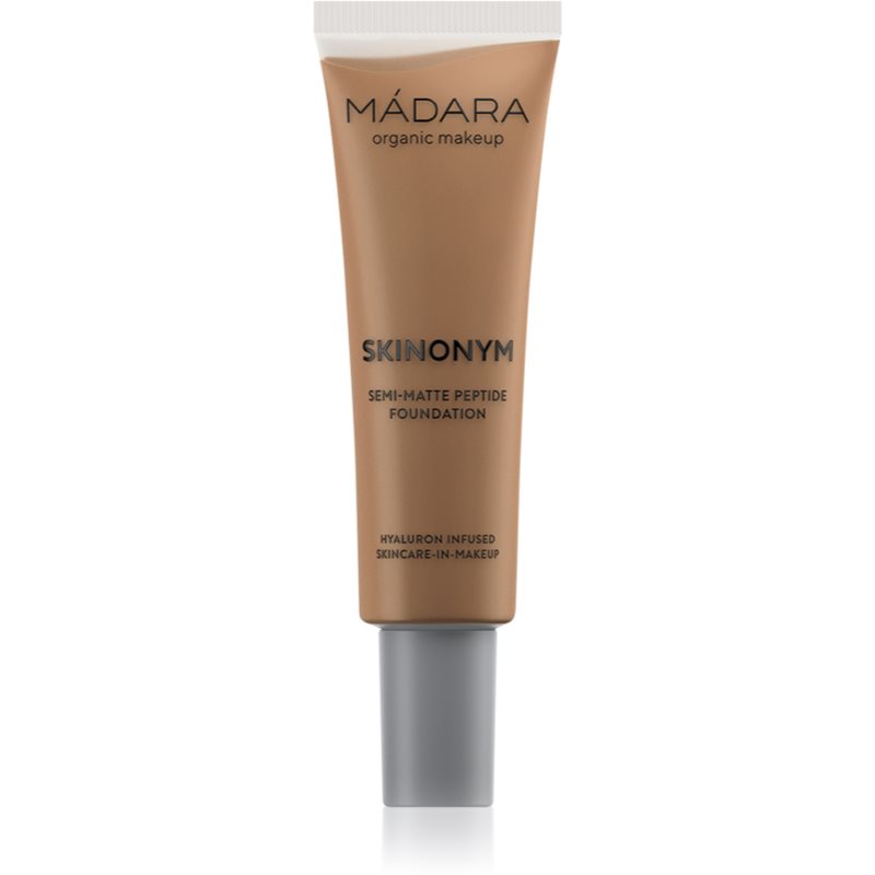 MÁDARA Skinonym Semi-Matte Peptide langanhaltende Foundation mit Peptiden Farbton #75 Auburn 30 ml