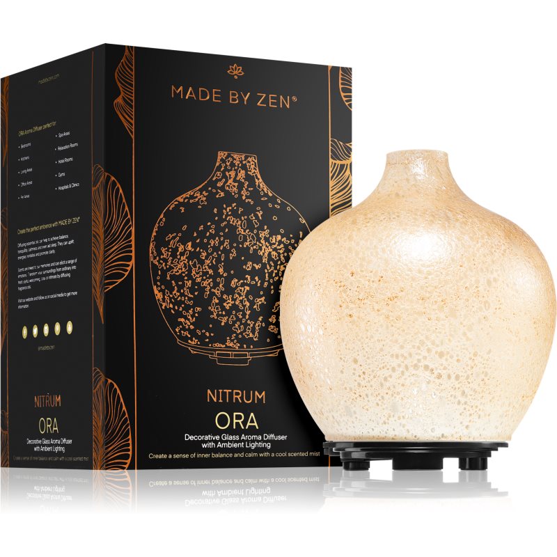 E-shop MADE BY ZEN Ora Gold ultrazvukový aroma difuzér a zvlhčovač vzduchu 1 ks