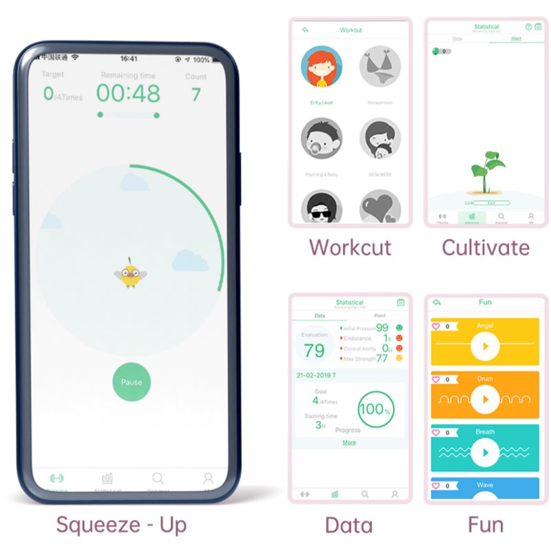 Magic Motion FitCute vaginální trenažér 18,5 cm (obrázek 6)