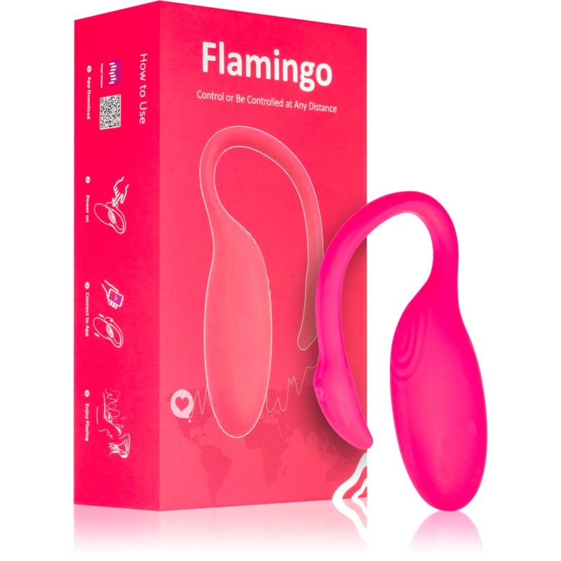 Magic Motion Flamingo Oeuf Vibrant Pink 20 Cm