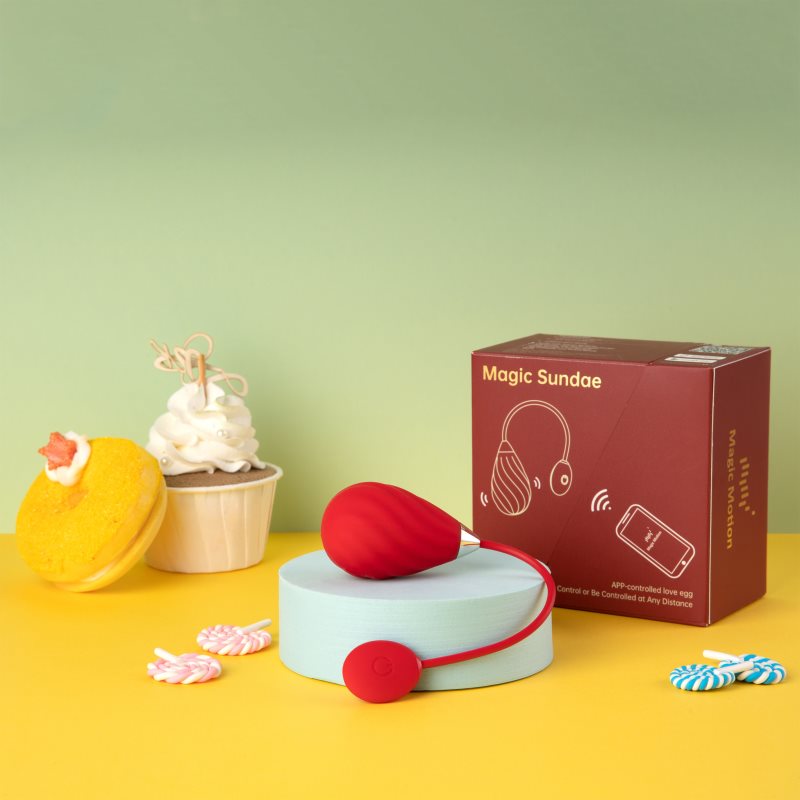Magic Motion Sundae App Controlled Love Egg vibrační vajíčko 18,9 cm (obrázek 5)