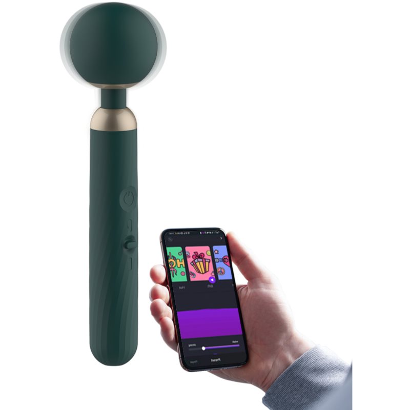 Magic Motion Zenith App Controlled Cordless Smart masážní hlavice 29 cm (obrázek 4)