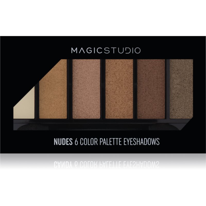 Magic studio 6 Color Palette Eyeshadows paletka očných tieňov odtieň 02 Nude 6.3 g