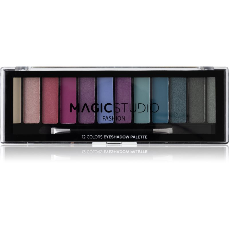 Magic studio 12 Colors Eyeshadow Palette paletka očných tieňov 02 Fashion 12x1.5 g