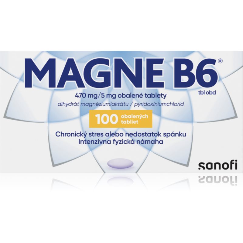 Magne B6 Magne B6 470mg/5mg obalené tablety na účinné doplnenie horčíka 100 tbl kúpite na Notino.sk