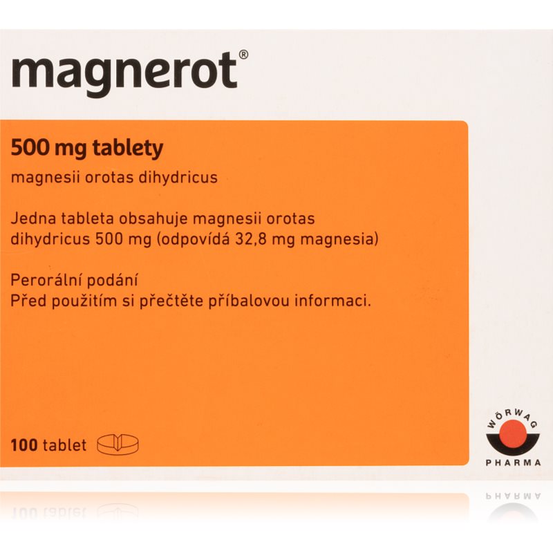 Magnerot Magnerot 500mg tablety na liečbu nedostatku horčíka 100 tbl kúpite na Notino.sk