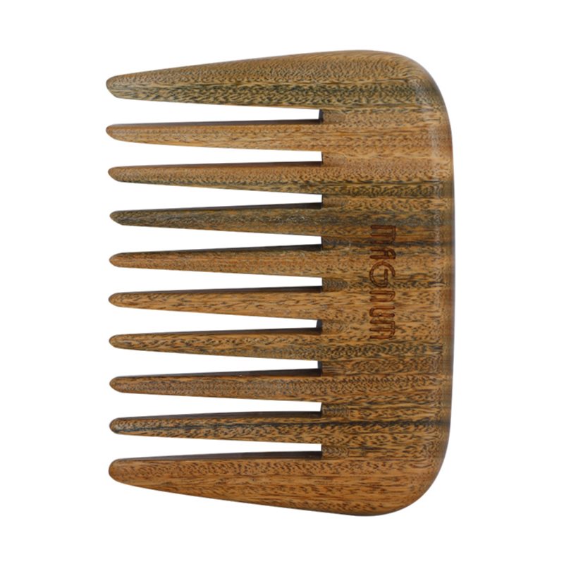 E-shop Magnum Natural hřeben z guajakového dřeva - styl afro 308