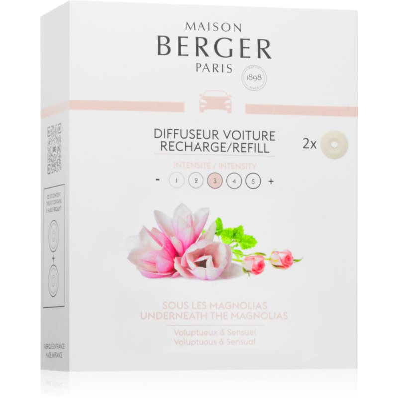 Maison Berger Paris Underneath The Magnolias Autoduft Ersatzfüllung 2x17 g