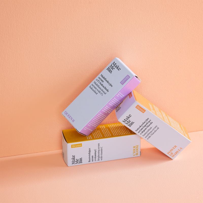 Make Me BIO Bloomi Power Of Marula антиоксидантна сироватка Для заспокоєння шкіри 15 мл