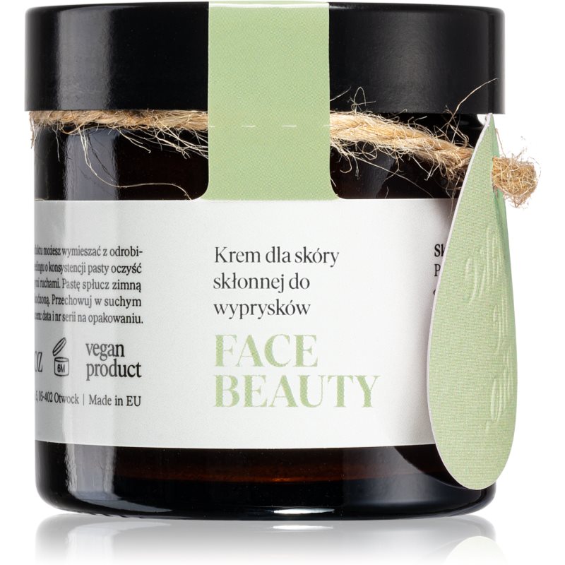Make Me BIO Face Beauty lengvos tekstūros dieninis kremas netobulumų turinčiai odai 60 ml