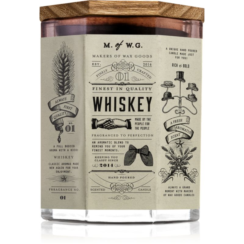 

Makers of Wax Goods Whiskey aроматична свічка з дерев'яним гнітом