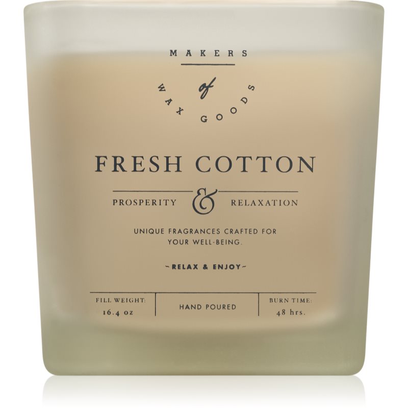 

Makers of Wax Goods Fresh Cotton aроматична свічка