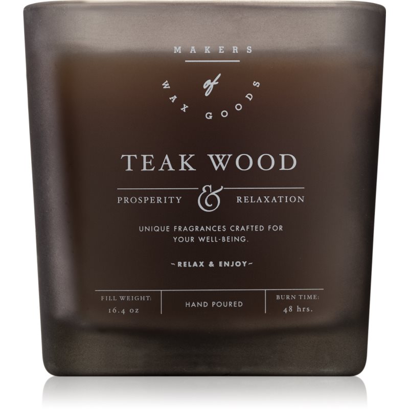 

Makers of Wax Goods Teak Wood aроматична свічка