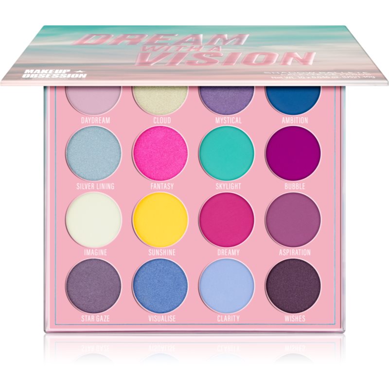 Makeup Obsession Makeup Obsession Dream With A Vision Παλέτα σκιών για τα μάτια 16x1,3 γρ