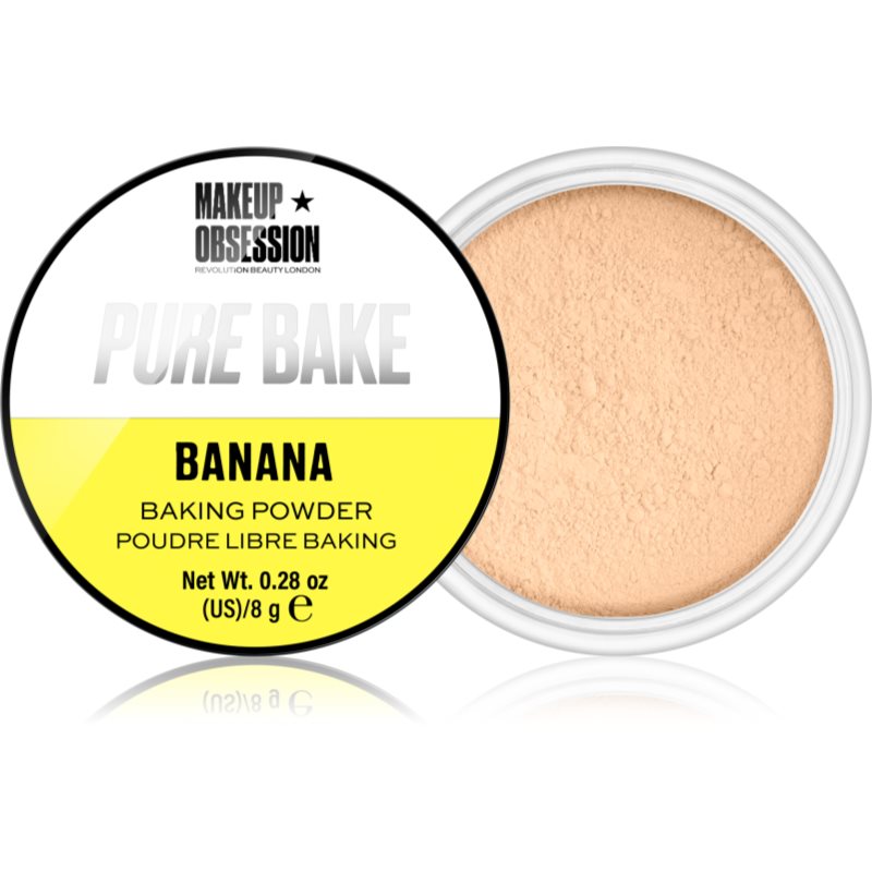

Makeup Obsession Pure Bake матуюча розсипчаста пудра відтінок Banana