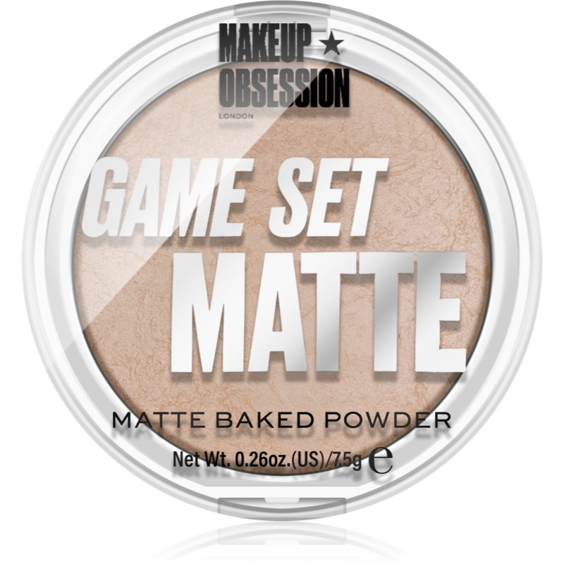 Makeup Obsession Game Set Matte degta matinė pudra atspalvis Navagio 7.5 g